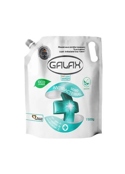 Антибактеріальне рідке мило Класичне, 1500 мл Galax (328401138)