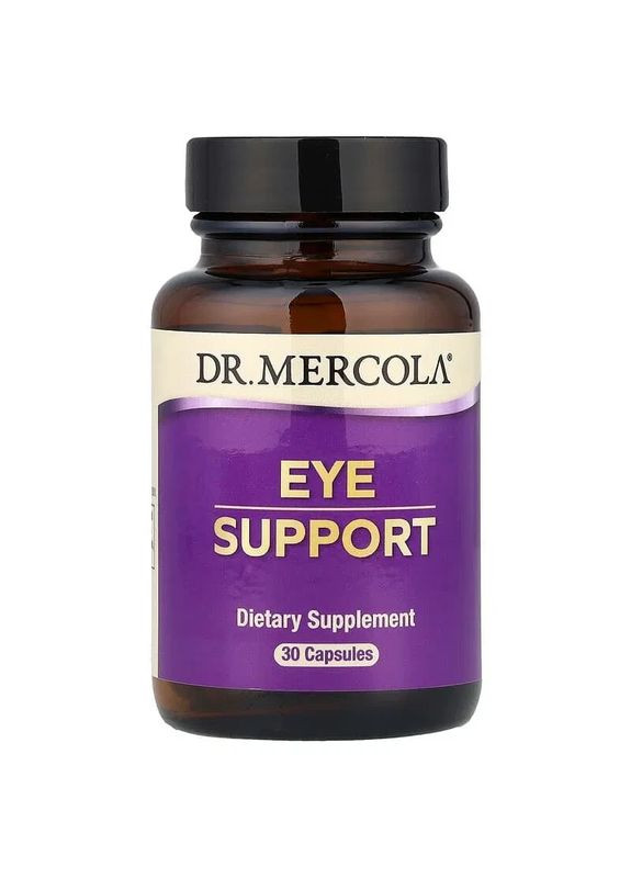 Поддержка глаз с лютеином Eye Support, 30 капсул Dr. Mercola (361114025)
