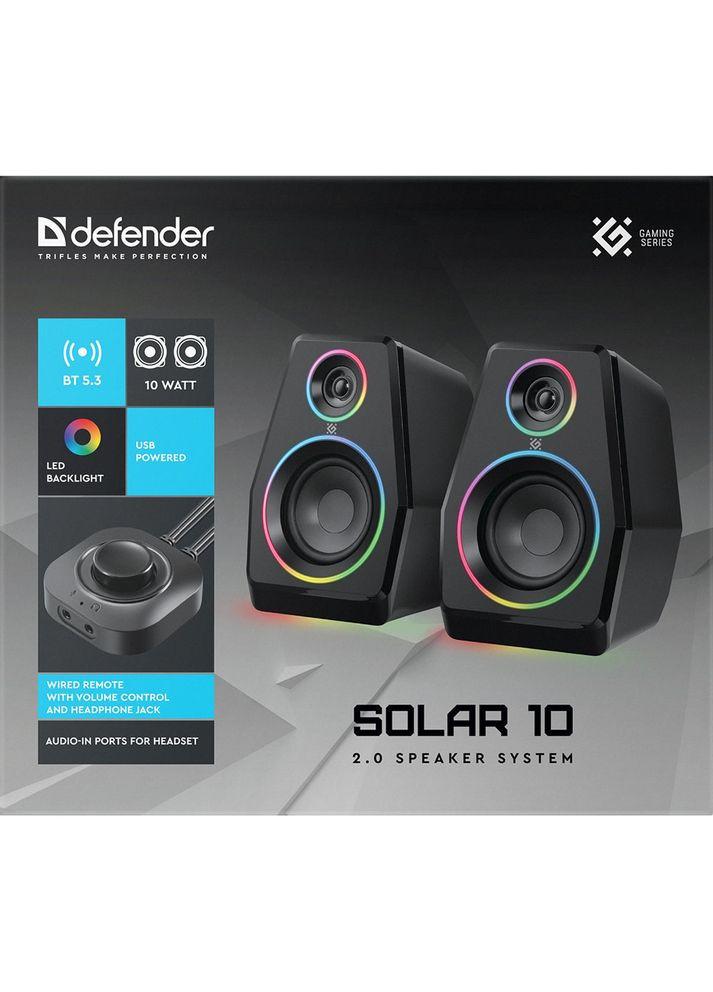 Акустична система Solar 10 Black (65940) Defender (329694828)