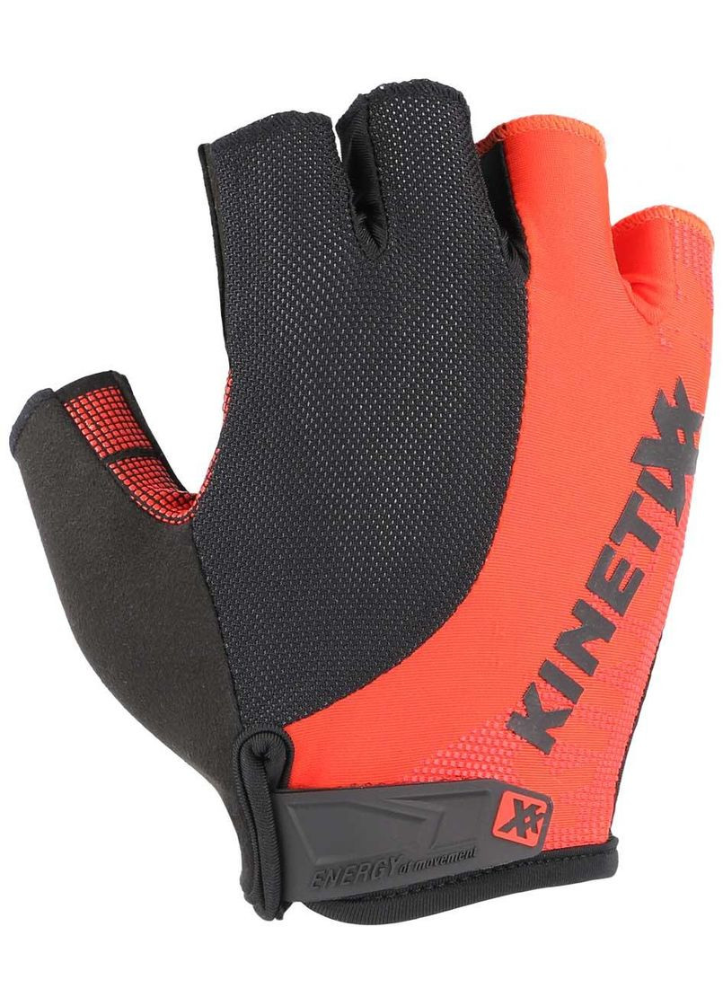 Велорукавиці Lonny Smart Bike Glove unisex без пальців чорні/червоні розмір KinetiXx (316151193)