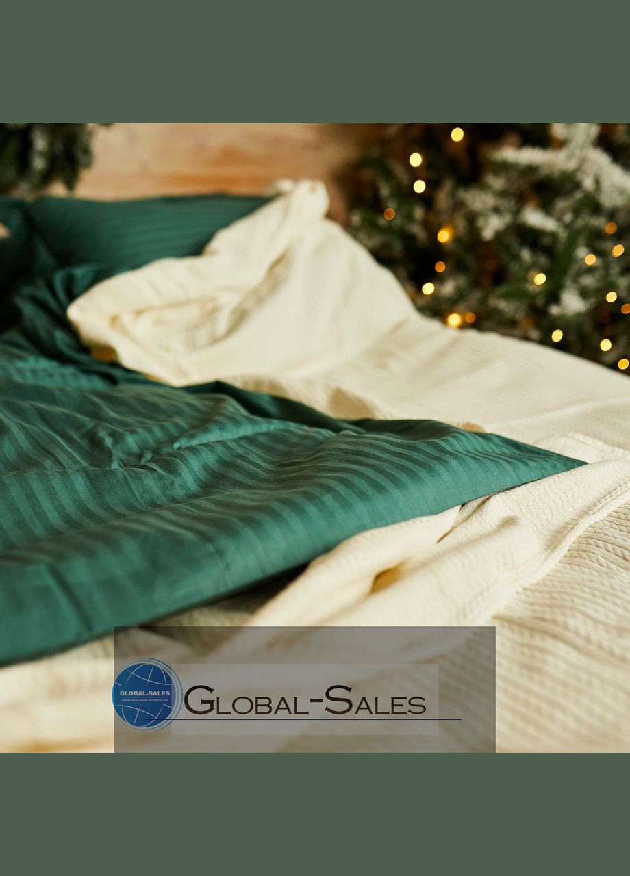 Евро Страйп-Сатин постельное белье Хвоя Calippo 160*220см Calipso (316633073)