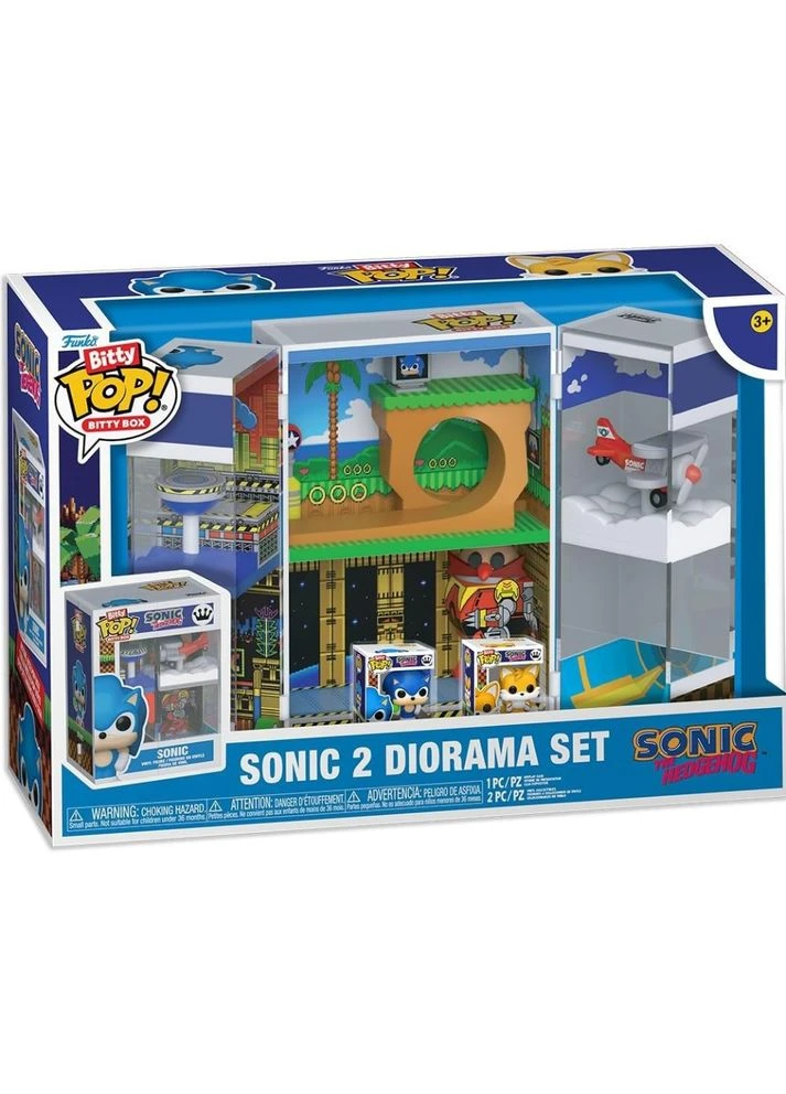 Игровой набор Bitty POP! Boxes Sonic Ёж Соник (93563) Funko (399745415)
