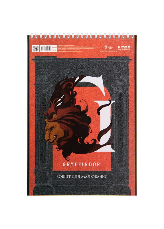 Альбом для малювання А4/30арк. " " /HP23-243/ спіраль, гібр. лак + УФ лак, Harry Potter (12/96) Kite (367750566)