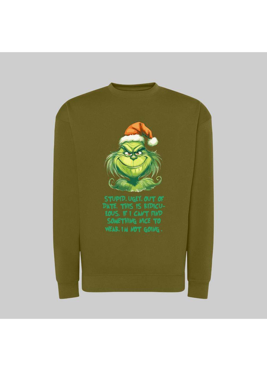 Свитшот с принтом "If I can’t find something nice to wear, I’m not going". Гринч (16702436151) ТiШОТКА (365436459)