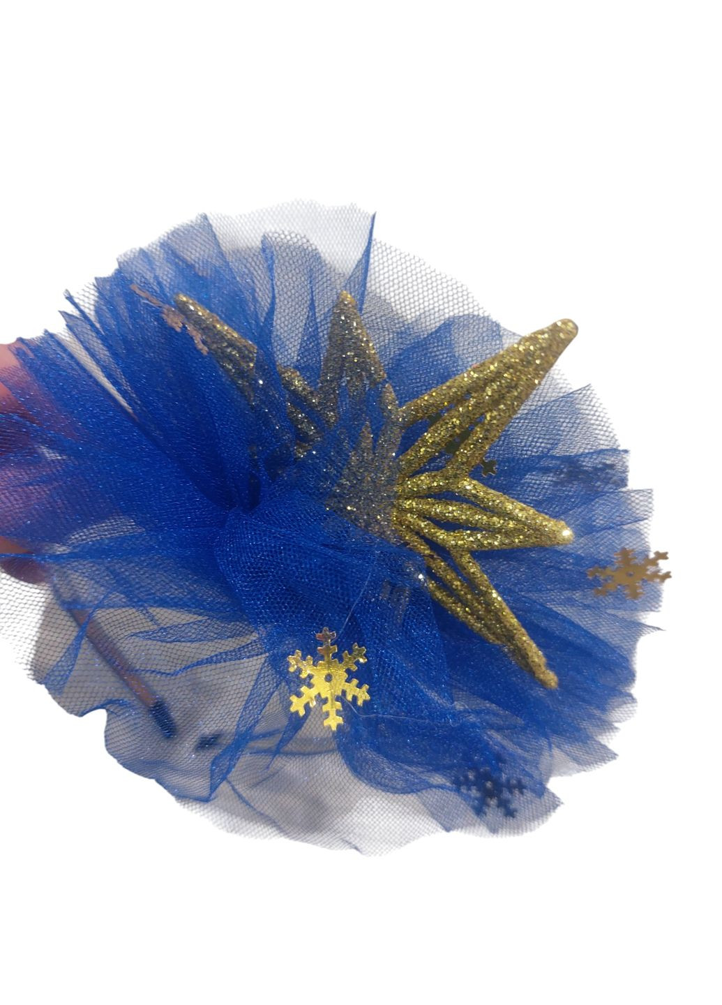 на новый год one size сине-золотистый Jannet Обруч (309018566)