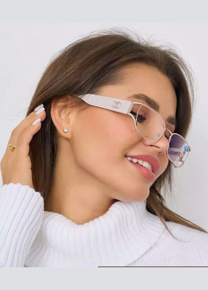 Жіночі окуляри для зору в стилі Шанель +1.25 Антиблік БлюБлокер Ralph (346487733)