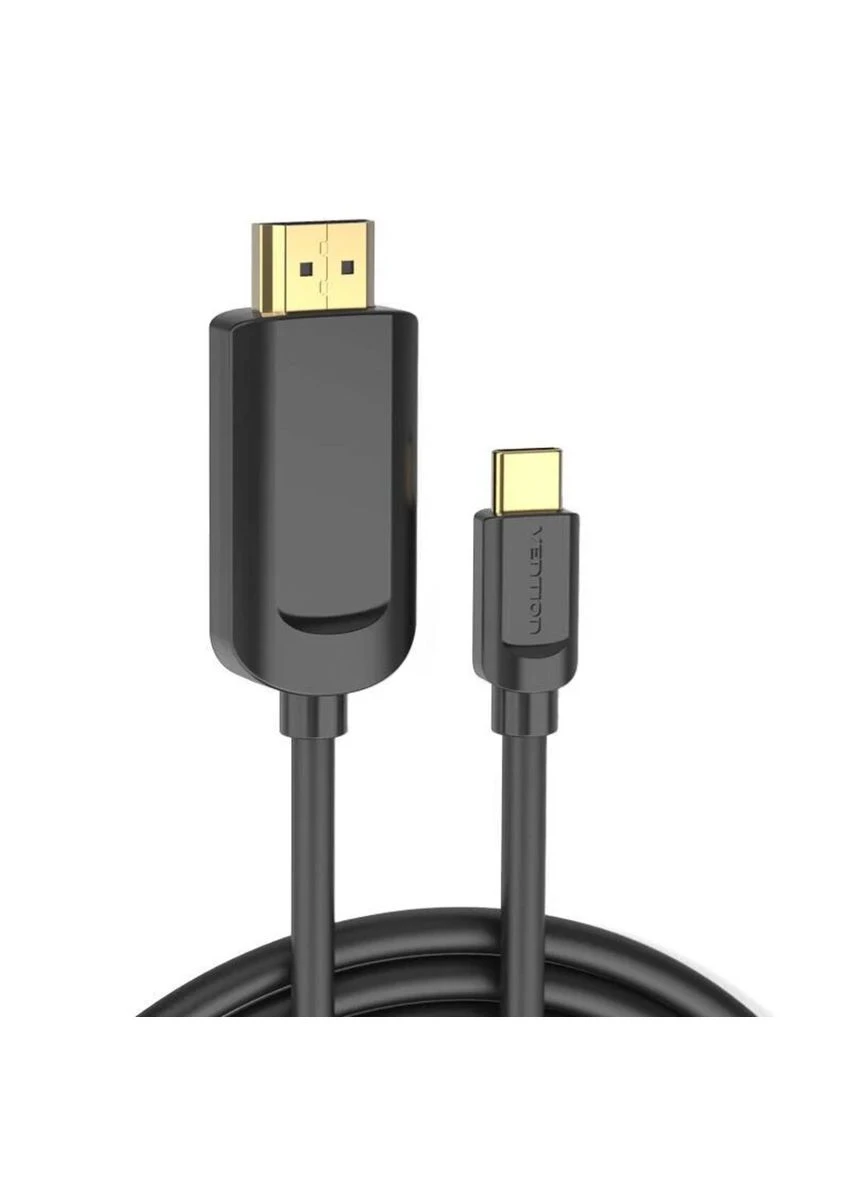 Кабель TypeC to HDMI 4K 30Hz Cable 1M Black (CGUBF) Vention (300679234)