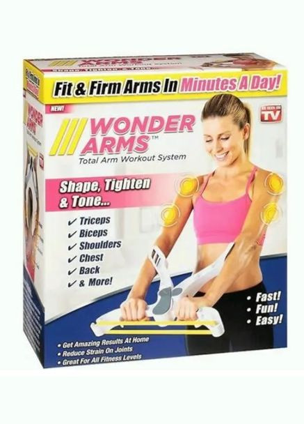 Тренажер для рук ARMS Total Arm Workout System з резистивними стрічками (пошкоджене пакування) No Brand (306629951)