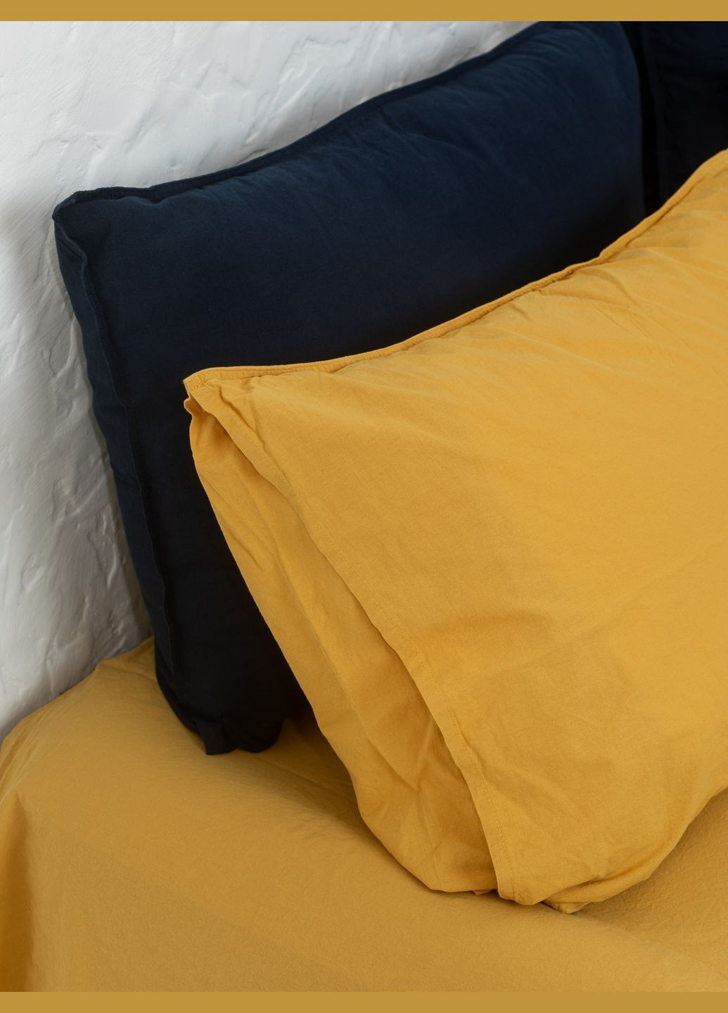 Комплект белья из вареного хлопка Brave полуторный, Простыня без резинки Leglo (300371089)