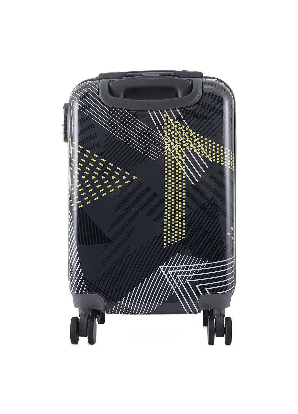 Валіза мала для ручної поклажі 20" (S) Polycarbonate/ABS-Plastic Black Pattern (T5651-1) Semi Line (333650611)