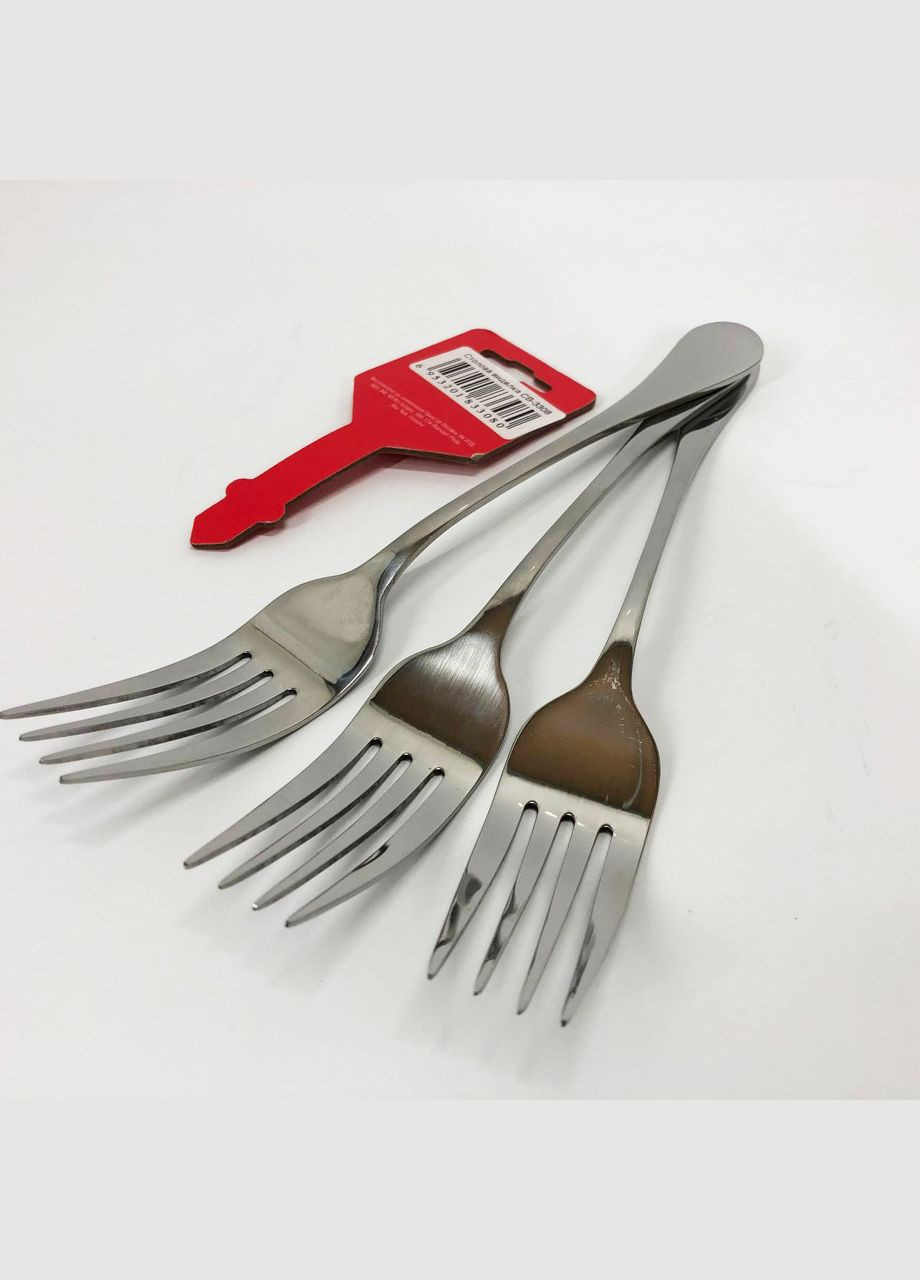 Набір столових вилок 3 предмети Con GJ-117 Brio CB-3308 Con Brio (349512111)