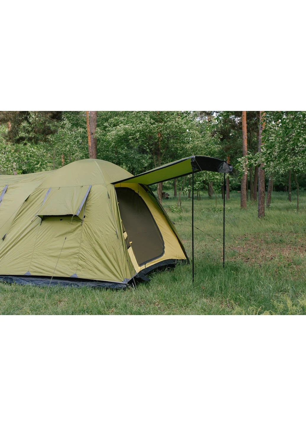 Палатка Tramp Anaconda 4 (V3) 4-местная 2-х комнатная Дюрапол 13,5 кг Оливковый No Brand (401272305)