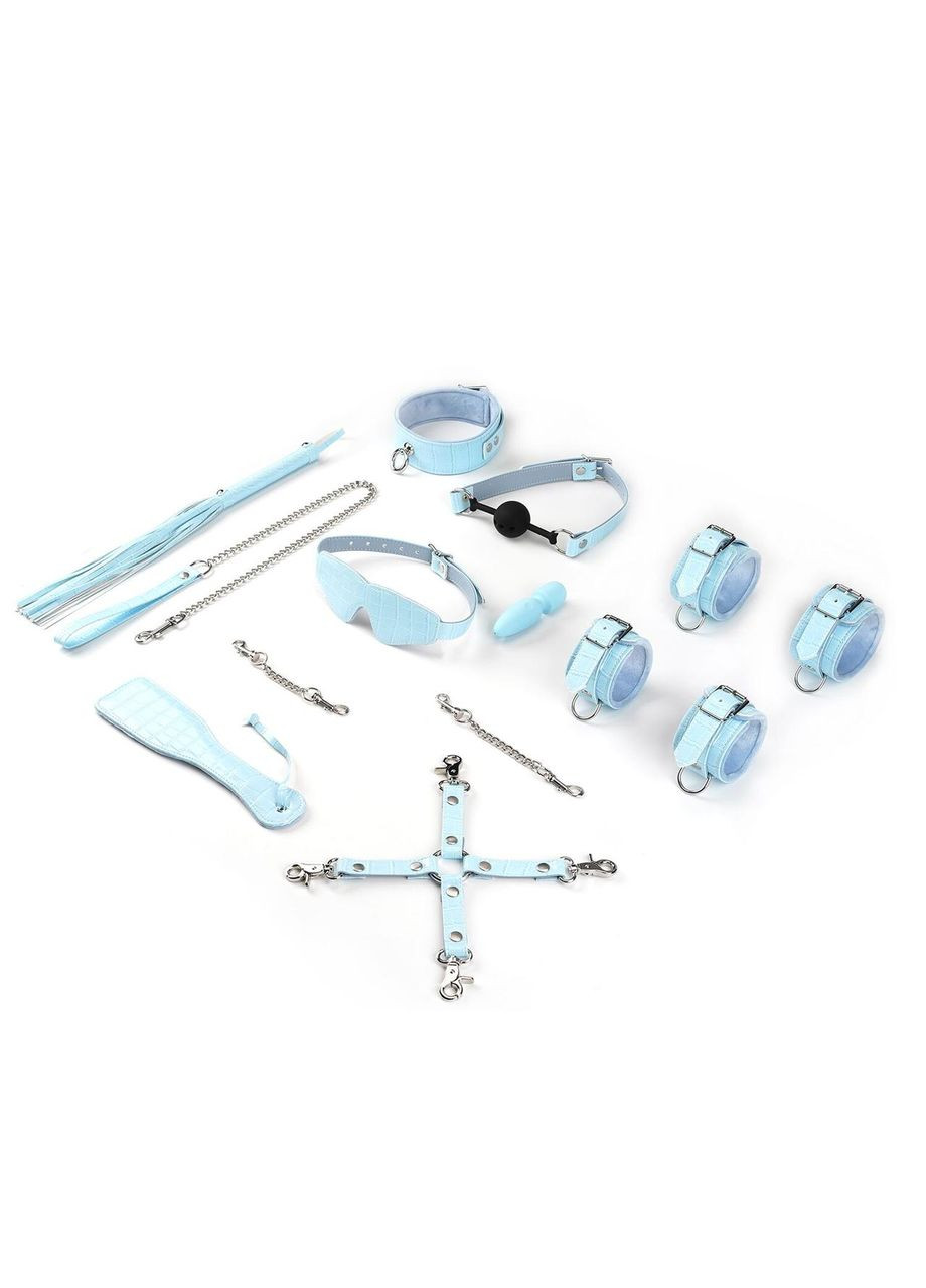БДСМ-набір для початківців Liebe Seele Macaron 9pcs Bondage Kit-Mint, 9 предметів, мініванд No Brand (303891925)