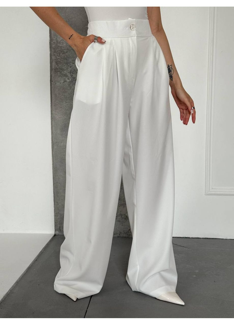 Жіночі брюки вільного крою з тіару меланж – Розмірна сітка в описі Vione (367074924)