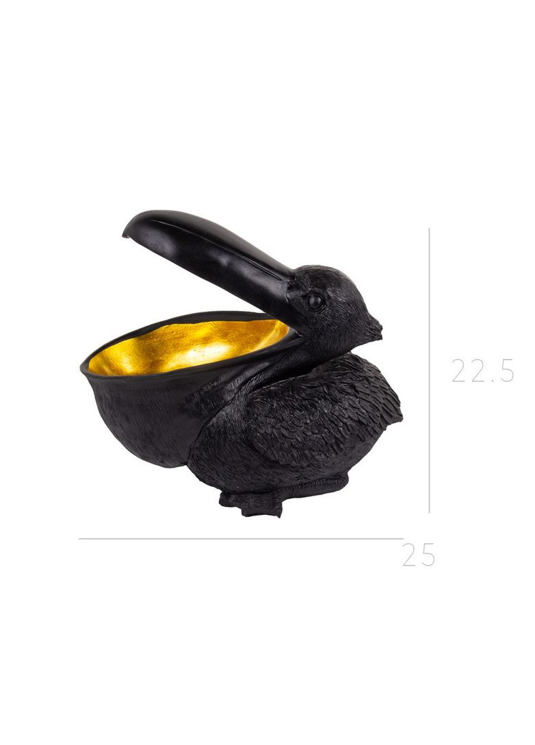 Ваза ключница декоративная Пеликан 25х22,5 см 1626-012 No Brand (368768537)