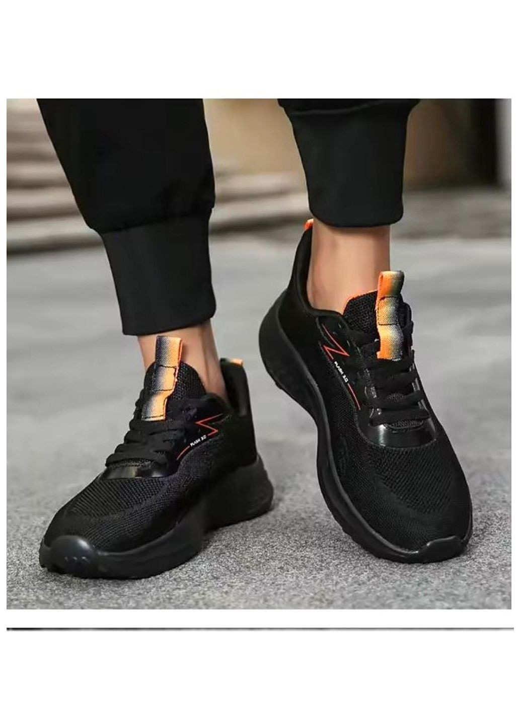 Черные летние кроссовки летние No Brand