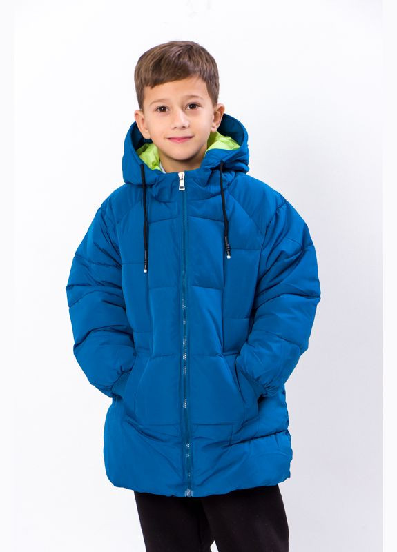 Синяя зимняя куртка для мальчика (зима) No Brand