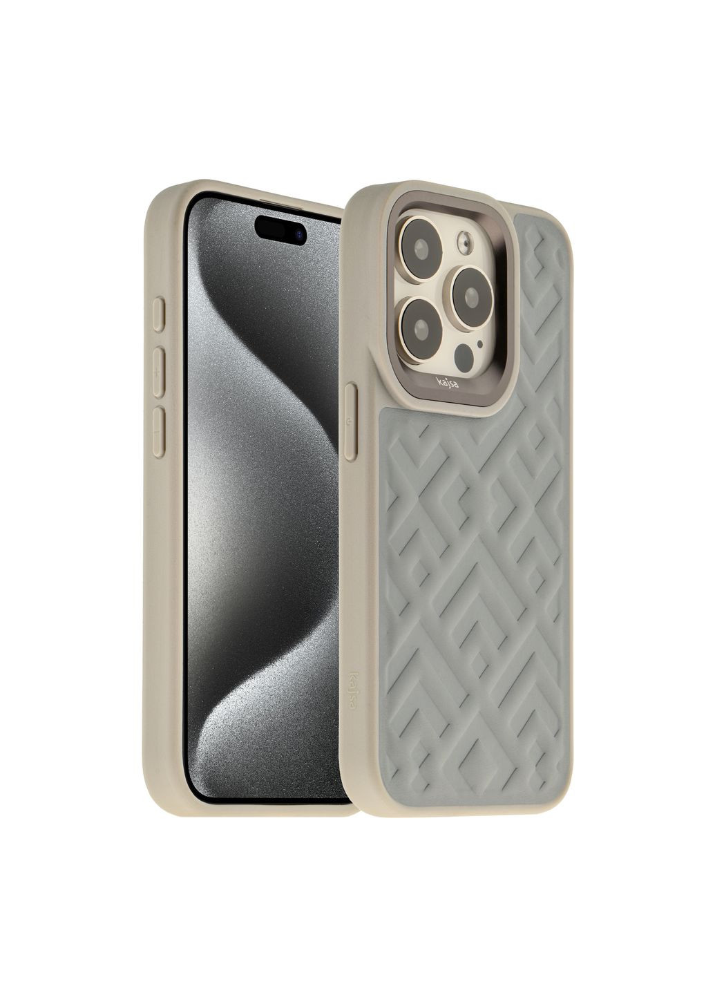 Чехол Briquette Collection Rhombus для iPhone 15 Pro Max Цвет Brown Kajsa Apple iPhone 15 Pro Max 2023 (335874720)