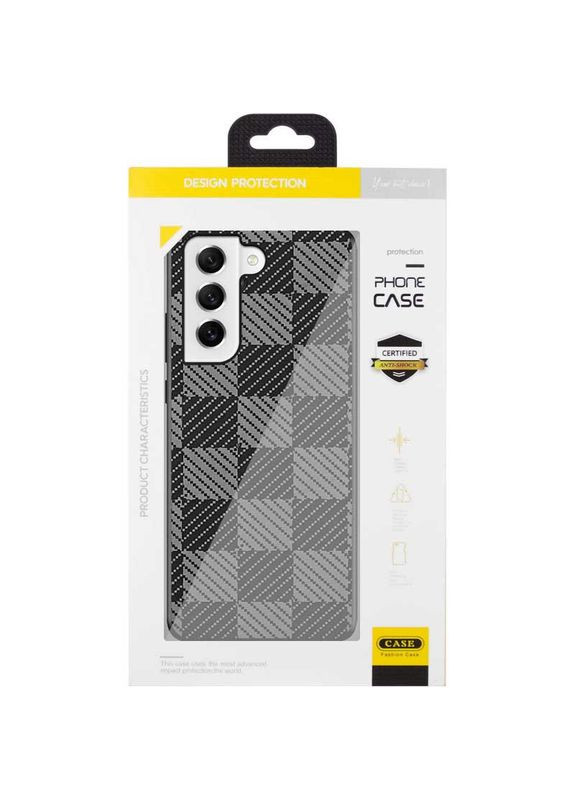 Чохол TPU+PC Grid для Samsung Galaxy S21 FE Cube No Brand (360879516)