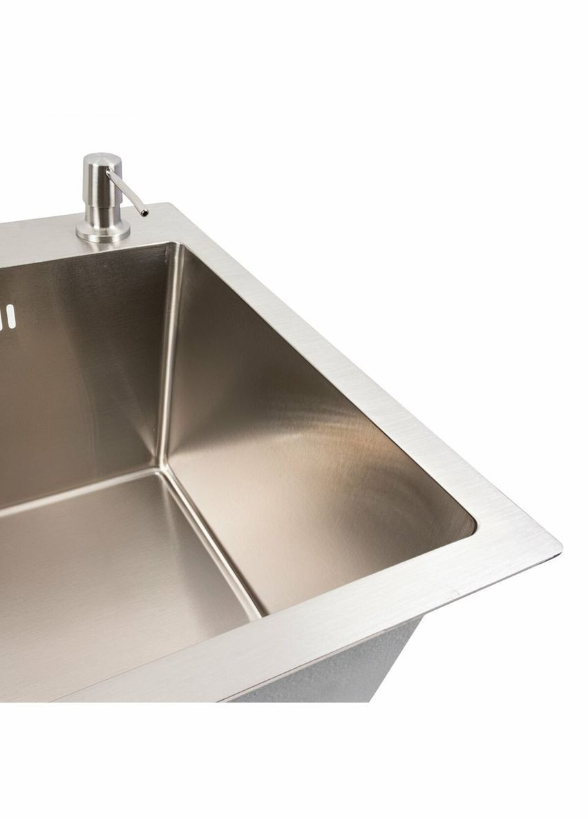 Кухонний комплект: Мийка Handmade (58x43 см) + Змішувач KN36 Valeso (346267300)