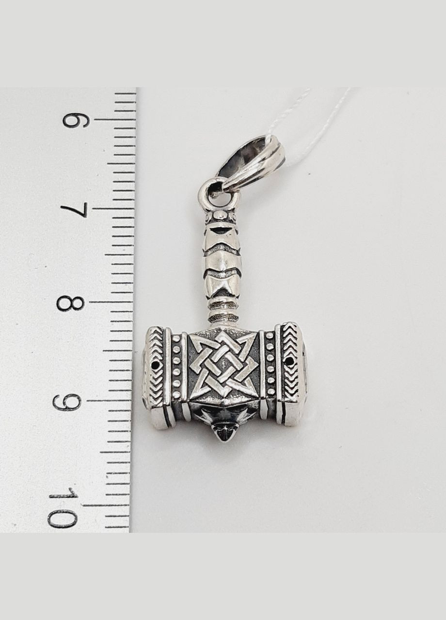 Підвіска срібло 925° 5,12г. мель оберег квадрат зварога () Bigsun 1446 (305583178)