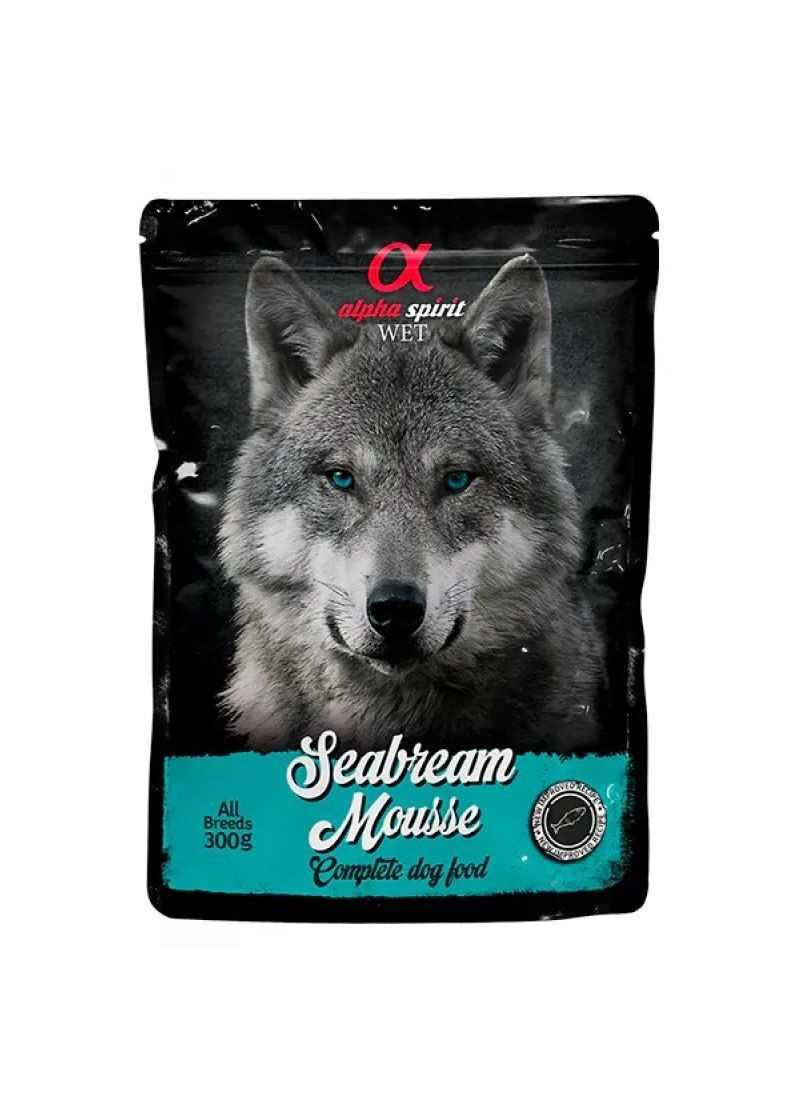Влажный корм SEA BREAM MOUSSE 85г, для собак с дорадой 85 г Alpha Spirit (368864772)
