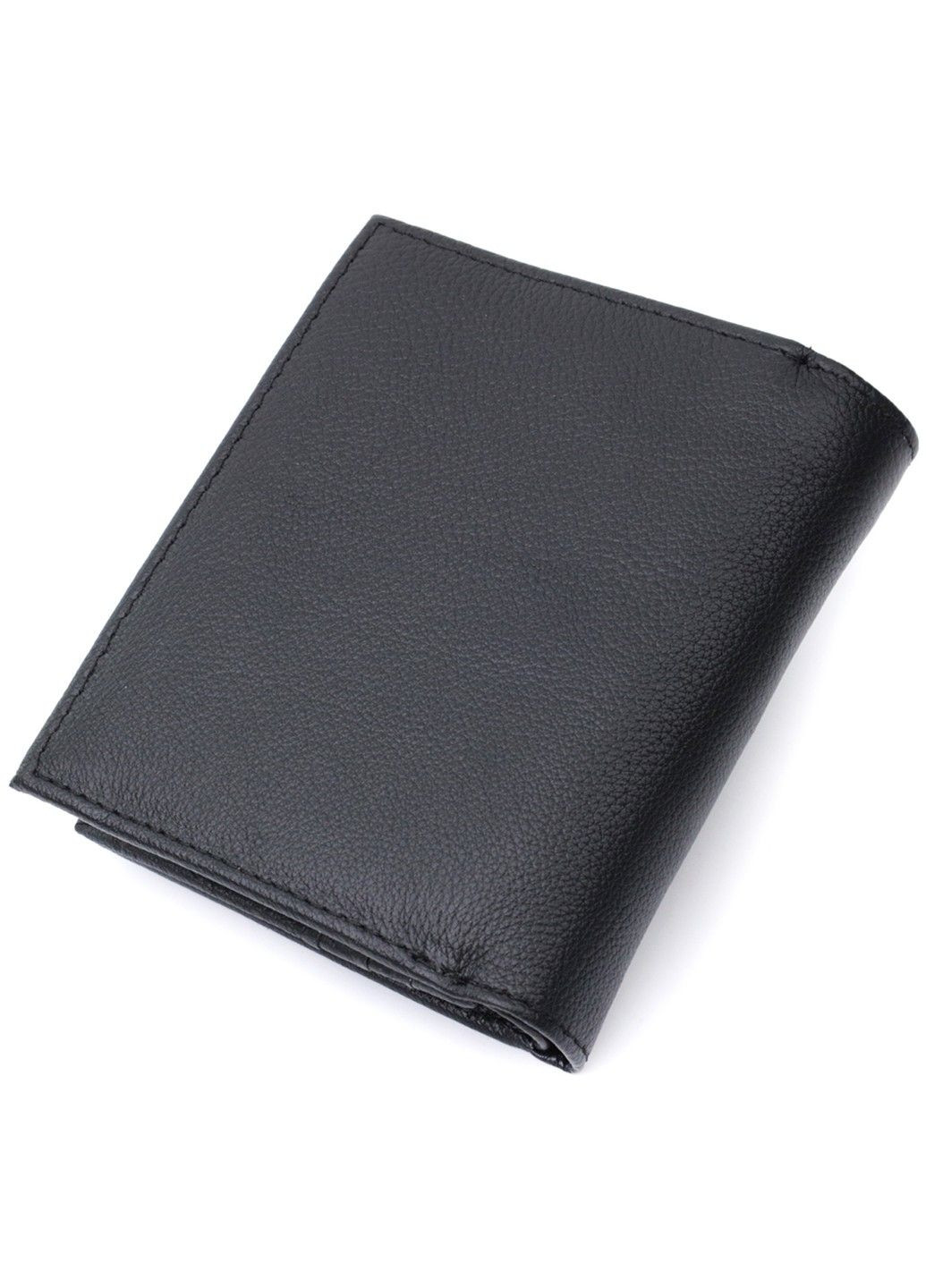 Удобный женский кошелек с монетницей из натуральной кожи 22711 Черный st leather (298092947)