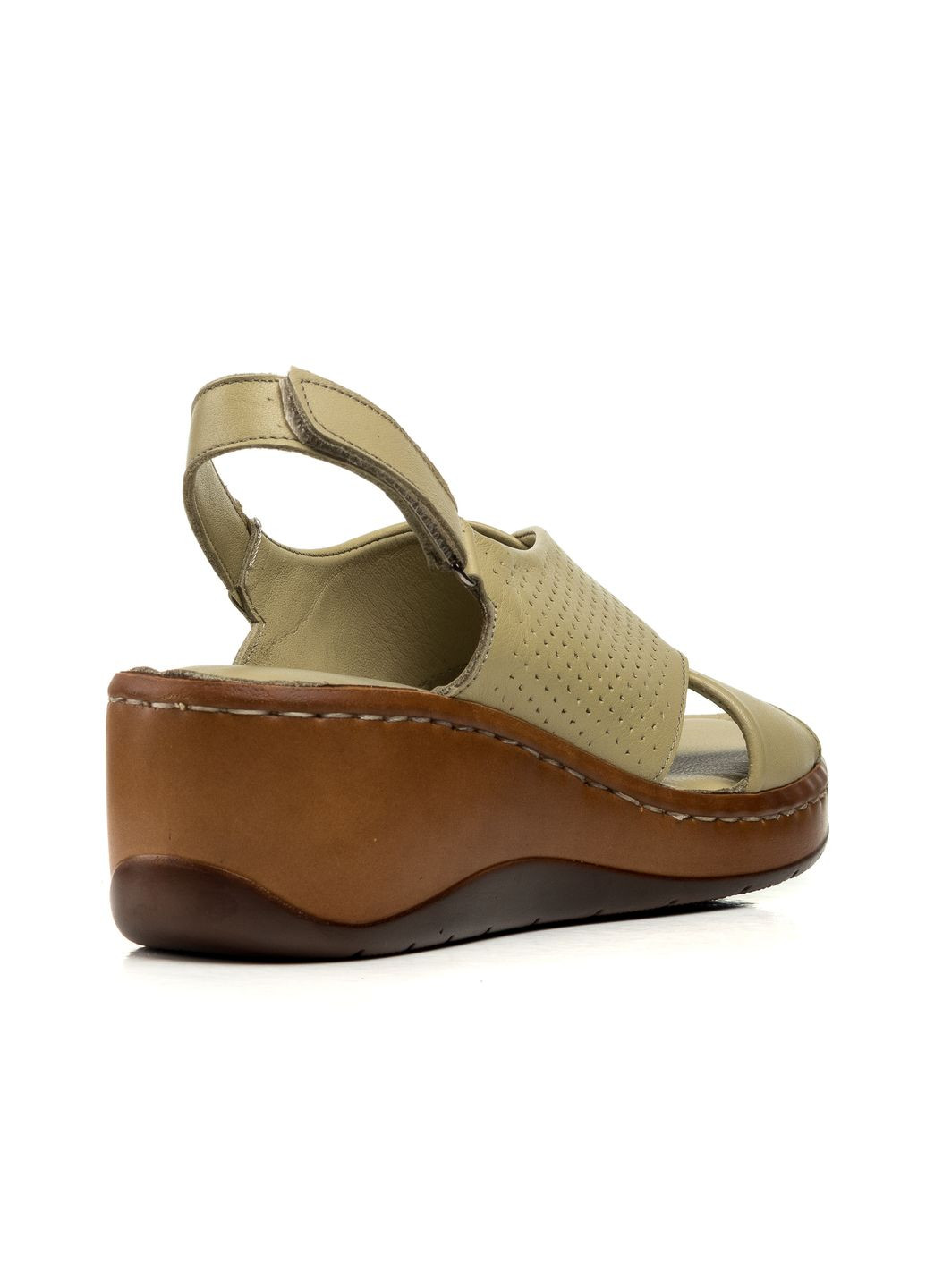 Оливковые босоножки (1491лz) Nehir
