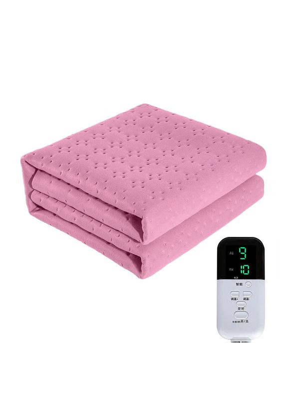 Електропростирадло STT180*150 см Pink ковдра з підігрівом від мережі 220 вольтів 10 шт. Lesko (336197863)