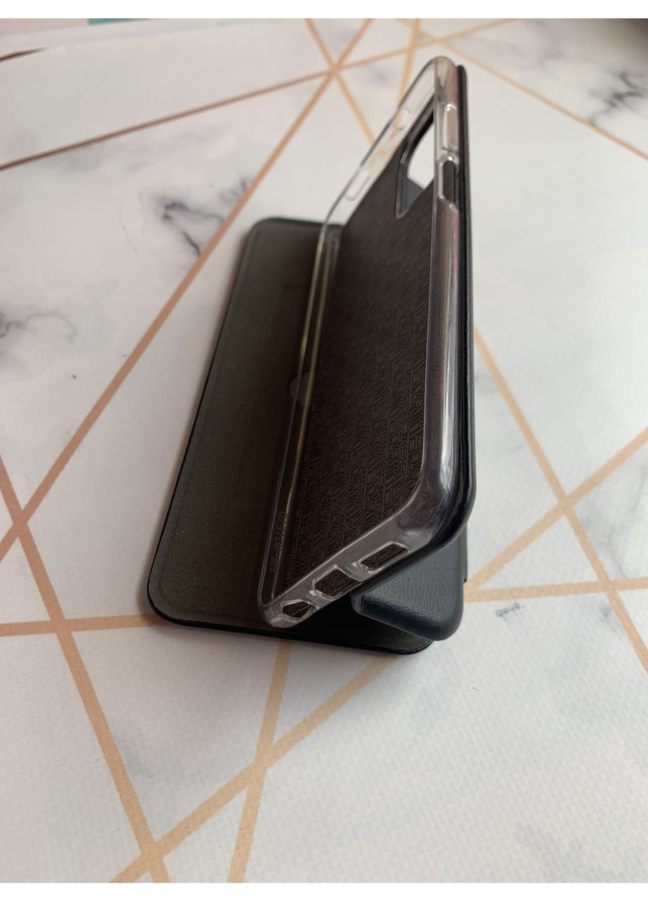 Чохол-книжка чорний з малюнком на Xiaomi Redmi Note 10 / Note 10s Куромі (принт 390) Creative (360668960)