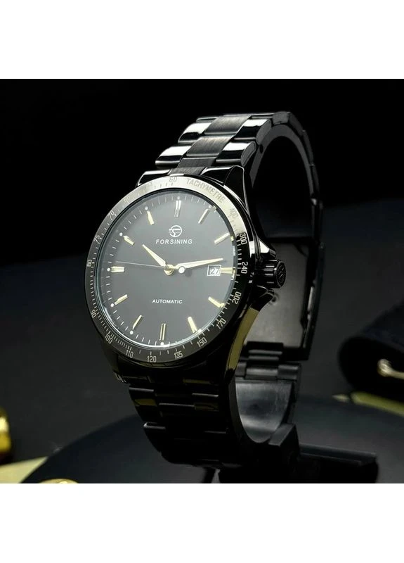 Наручний годинник 8294 Black-Gold Steel Forsining (389915367)