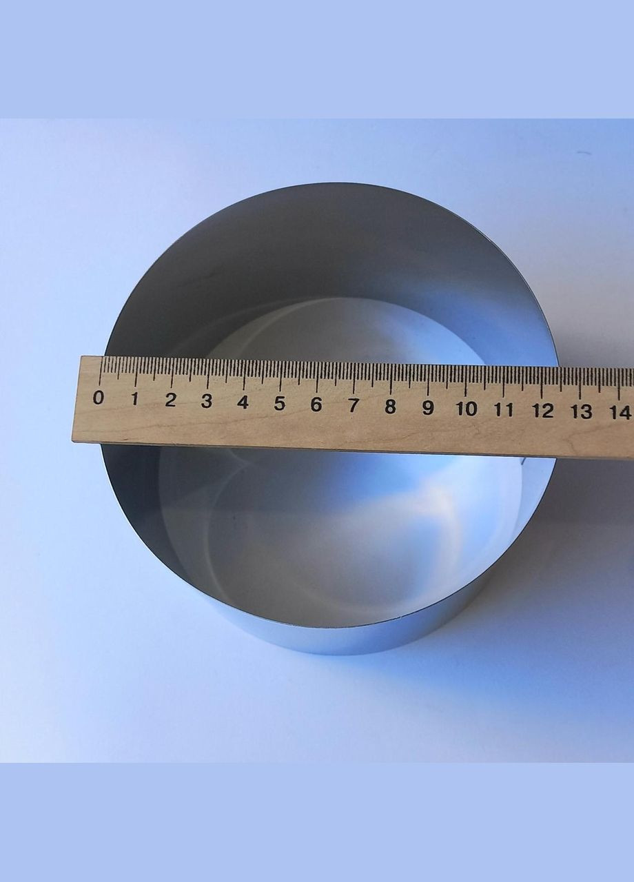 Набір з 3 шт круглих форм для збирання десертів салатів з нержавійки UK-3312 No Brand (303360980)