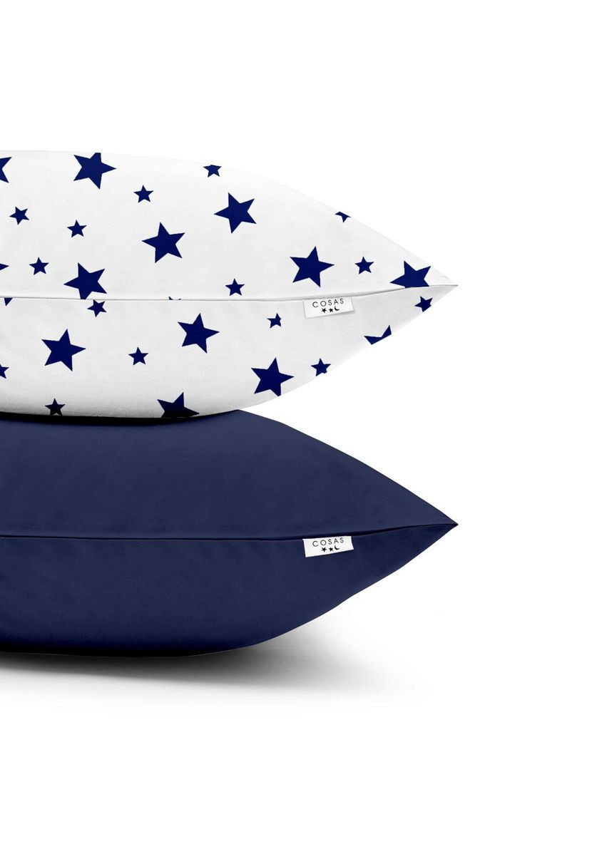 Набір наволочок на подушку 40х60 BIG BLUE STARS (4822052050088) Cosas (367914697)