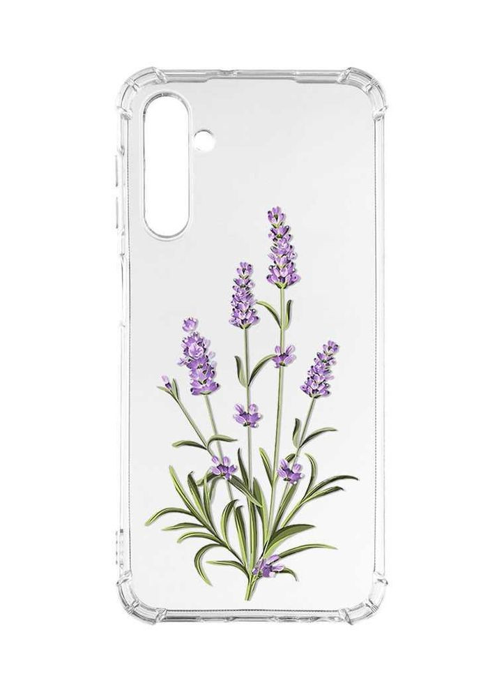 Чехол с утолщенными углами на Samsung Galaxy A24 (A245) 4G:: Веточки лаванды (принт 266) Creative (360669113)