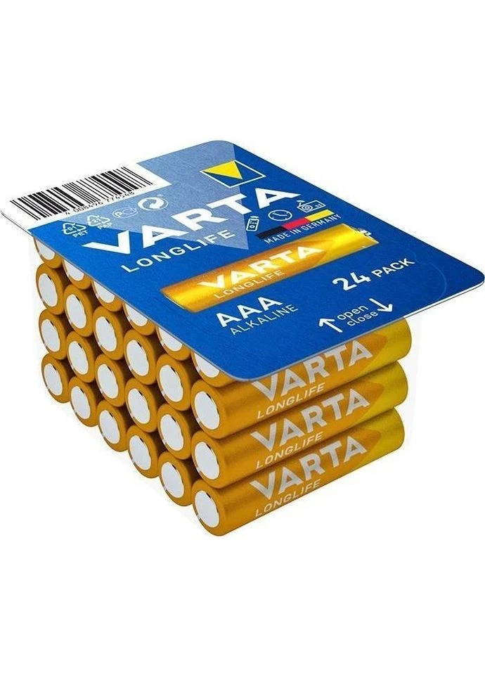 Батарейка Longlife лужна AAA блістер, 24 шт (647965) Varta (383395742)