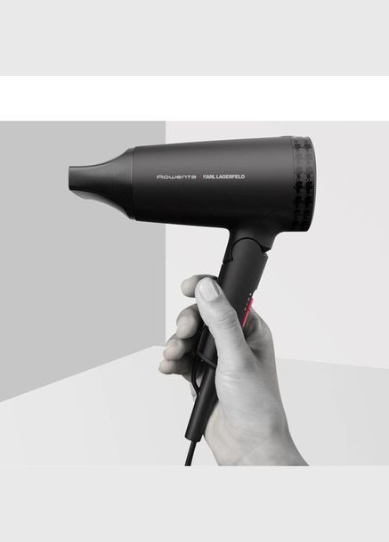 Фен Karl Lagerfeld Express Style СV184LF0 1600 Вт черный Rowenta (364790530)