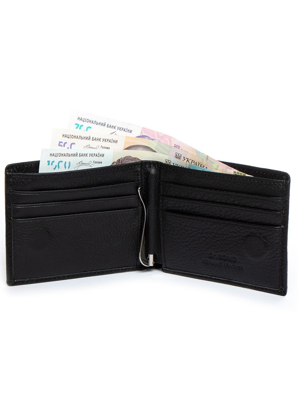 Чоловічий шкіряний гаманець із затискачем на магніті Dr. Bond msm-12 (279756409)