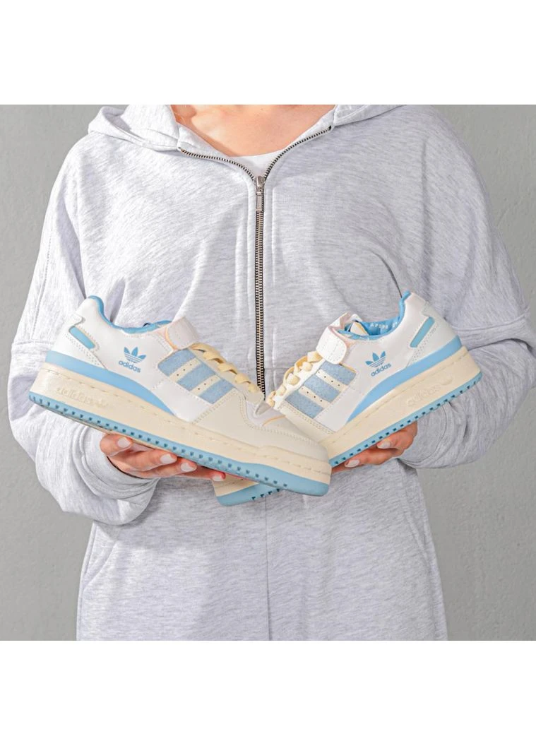 Синие демисезонные кроссовки мужские adidas forum 84 low carolina blue адидас форум 84 синие No Brand