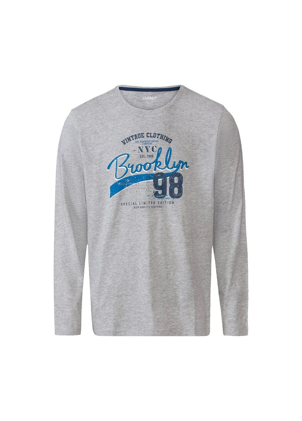 Пижама мужская костюм для дома и сна брюки джоггеры в клетку Livergy (370282106)