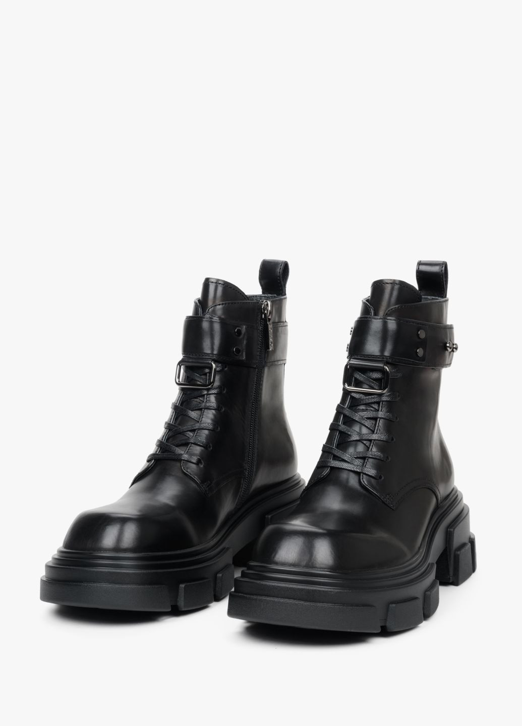 Черевики, колір чорний Estro (325746388)