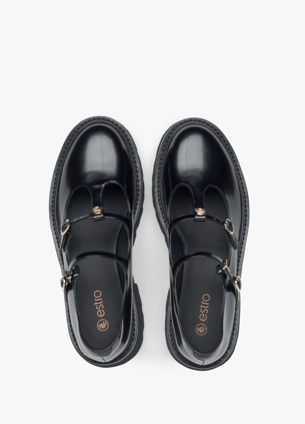 Estro Туфли, цвет черный черный з, украина — демисезон (324030690)