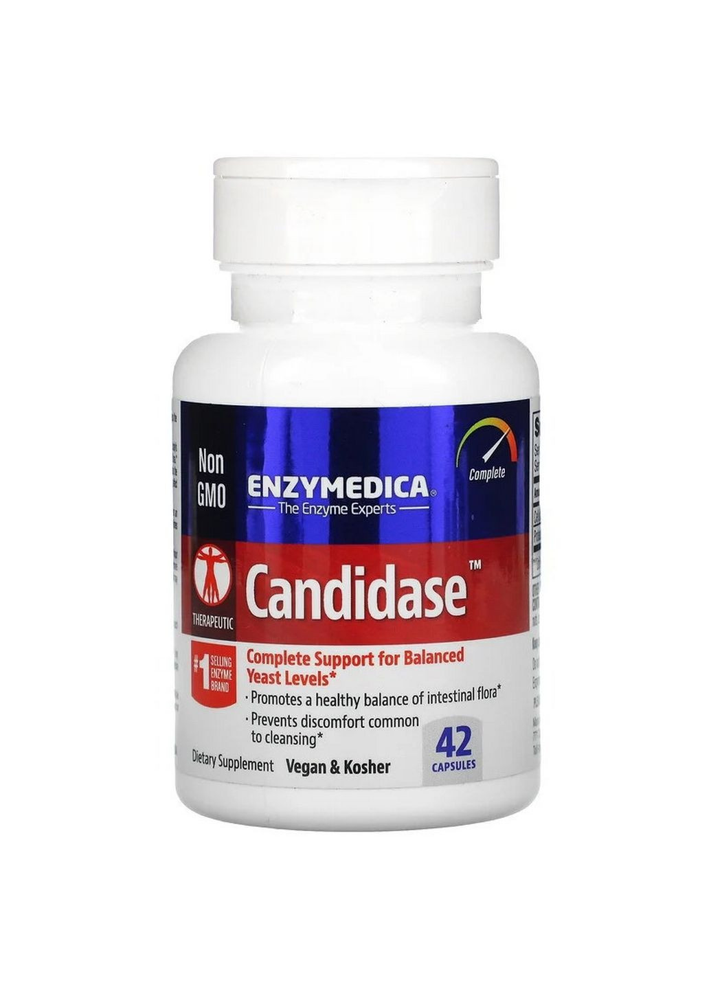 Натуральная добавка Candidase, 42 капсул Enzymedica (293337831)