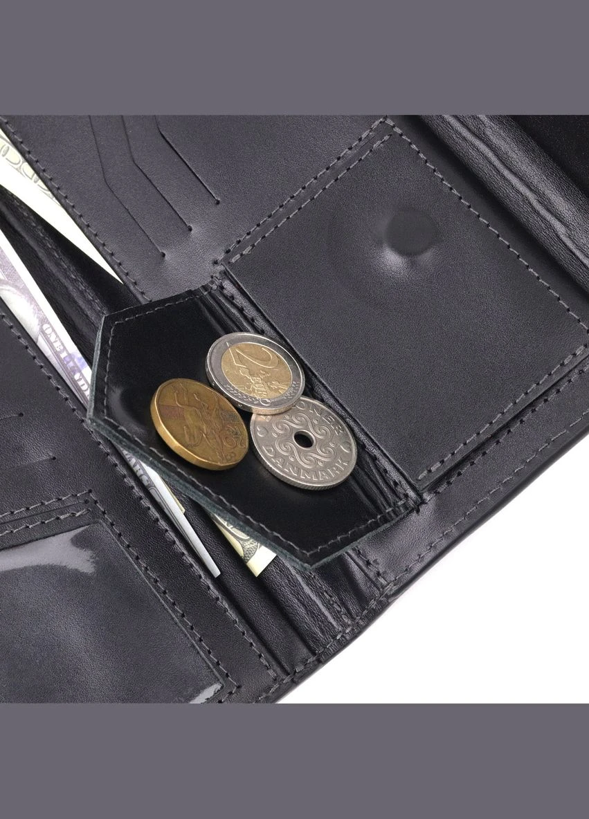 Практичное мужское портмоне 11424 Grande Pelle (298571093)