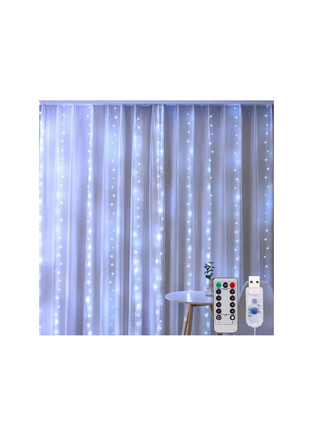 Гірлянда 3*2м на батарейці з USВ ZABI-12 WR TLT (369620191)