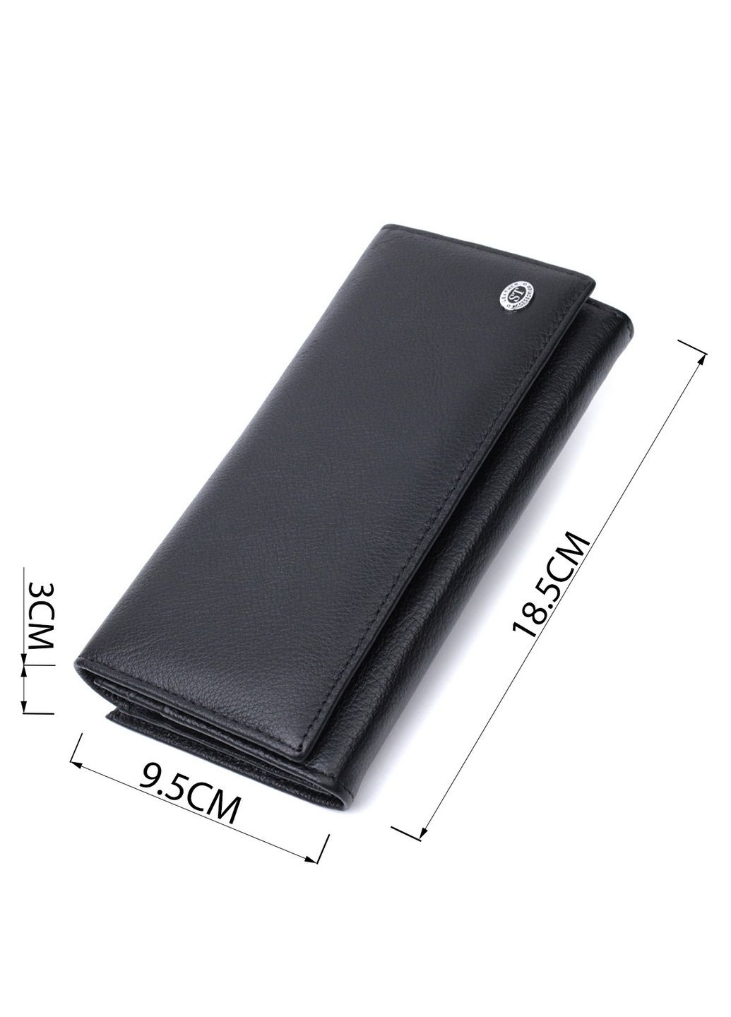 Женский кожаный кошелек 18,5х9,5х3 см st leather (315872938)