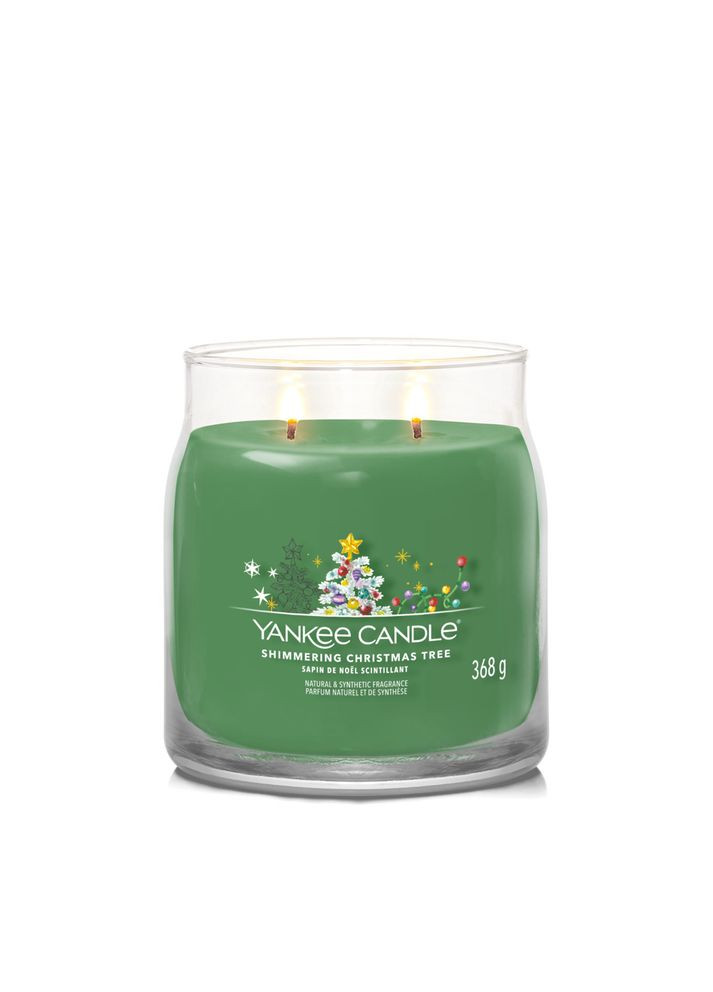 Ароматическая свеча Shimmering Christmas Tree Medium Yankee Candle (336211337)