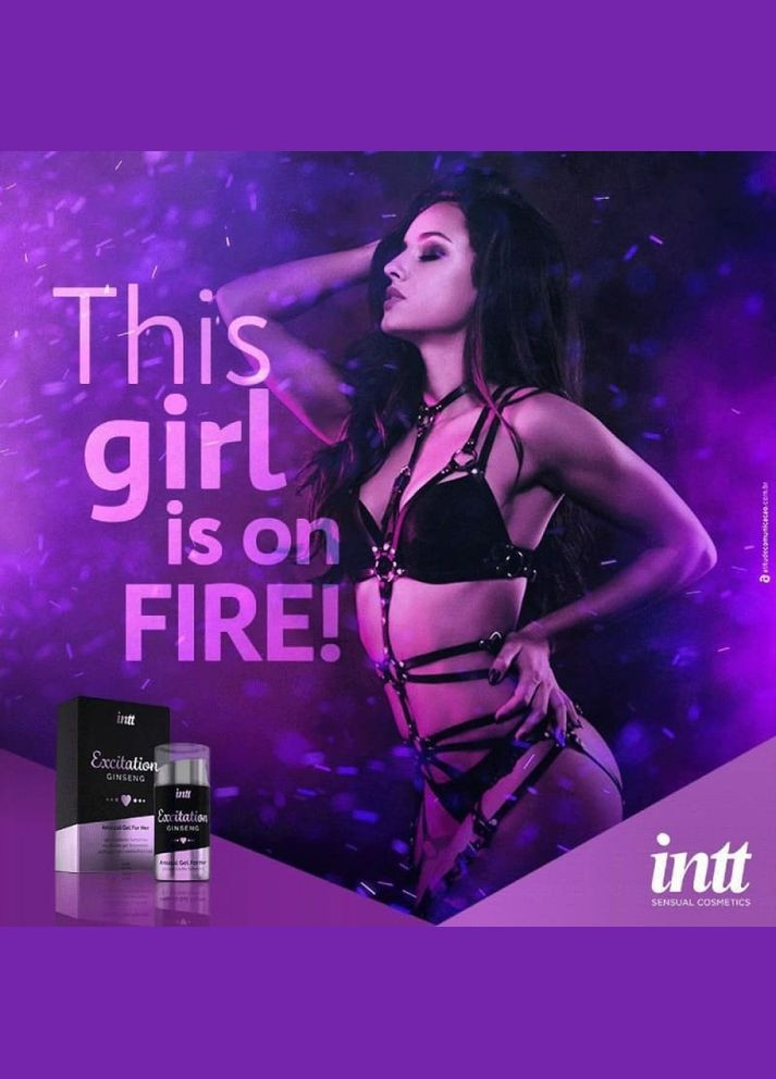 Збудливий гель з ефектом вібрації Excitation, 15 мл Intt (297133692)
