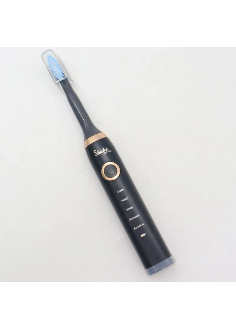 Электрическая зубная щетка с 4 насадками Shuke, с USB, Белая / Аккумуляторная электрощетка для зубов No Brand (357226568)