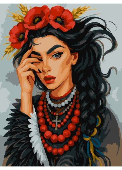 Картина за номерами - Крилата ©art_selena_ua 30х40 см IDEYKA (362219913)