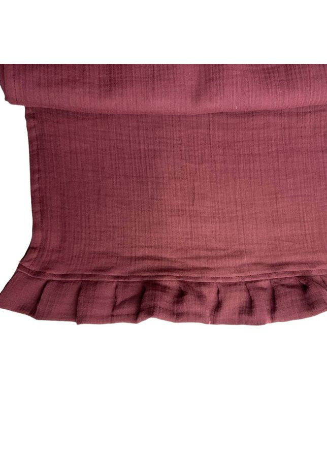 Ранер Muslin Burgundy 40х180 см з рюшами (94331929) SoundSleep (313288206)
